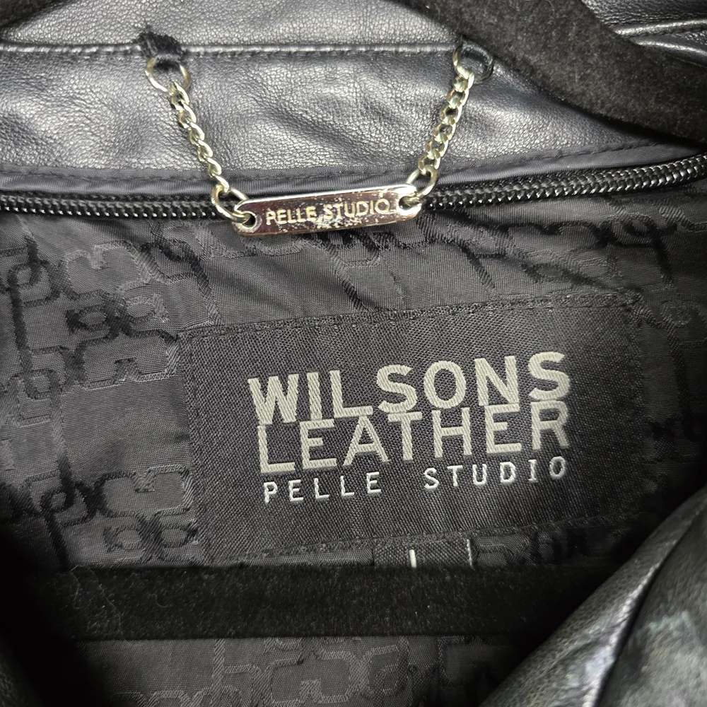 Wilsons Leather Women's Black Zip Up Jacket, Size Large - Picture 4 of 9